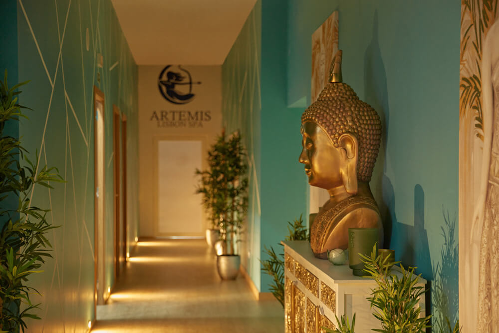 Buda no corredor ARTEMIS LISBON spa. Spa especialista em massagem Tântrica, Erotica e Sensual em Lisboa