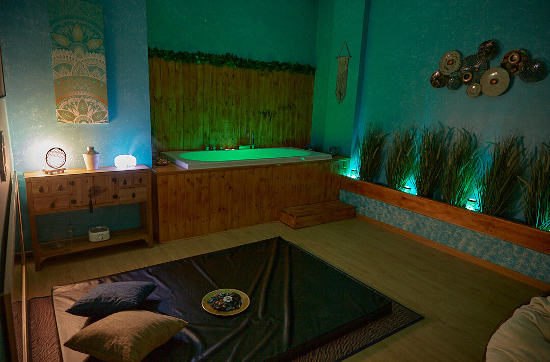 Sala Sala de Massagem Atena no ARTEMIS LISBON spa, Spa em Lisboa especialista em massagem Tantrica, Erotica e Sensual para Homens, Mulheres e casais