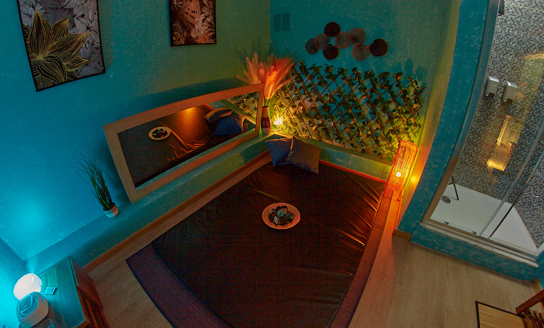 Beautiful Massage room at Artemis Lisbon SPA. Sensual, erotic and Tantric Massages in Lisbon
